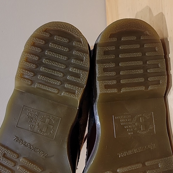 Dr. Martens × Pendleton 1460 Cherry Red Smooth Leather Boots - Picture 11 of 13